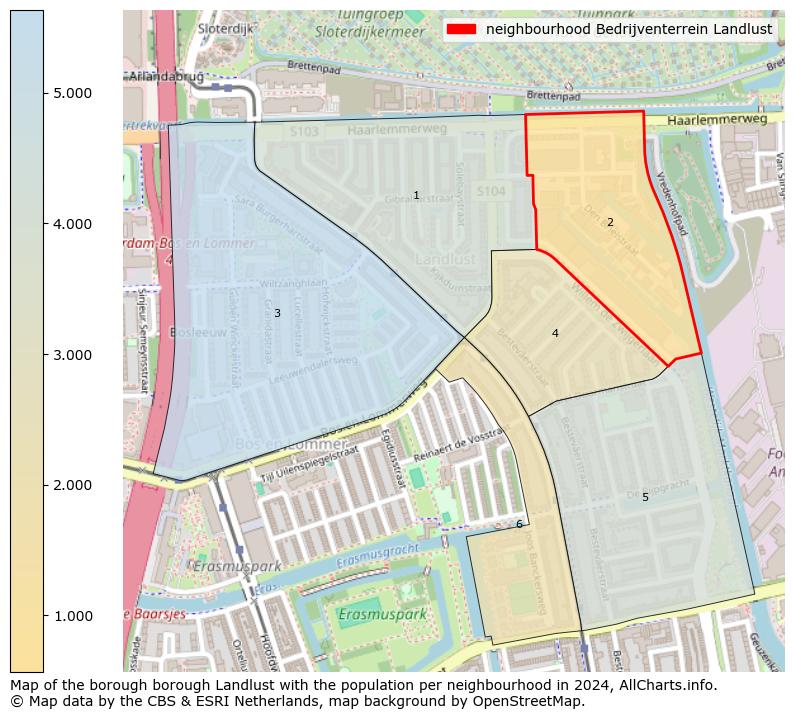 Image of the neighbourhood Bedrijventerrein Landlust at the map. This image is used as introduction to this page. This page shows a lot of information about the population in the neighbourhood Bedrijventerrein Landlust (such as the distribution by age groups of the residents, the composition of households, whether inhabitants are natives or Dutch with an immigration background, data about the houses (numbers, types, price development, use, type of property, ...) and more (car ownership, energy consumption, ...) based on open data from the Dutch Central Bureau of Statistics and various other sources!