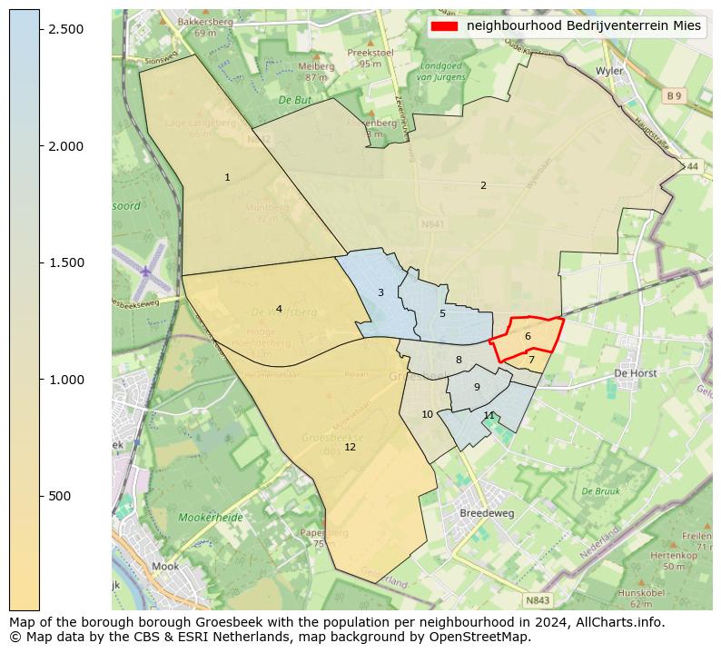 Image of the neighbourhood Bedrijventerrein Mies at the map. This image is used as introduction to this page. This page shows a lot of information about the population in the neighbourhood Bedrijventerrein Mies (such as the distribution by age groups of the residents, the composition of households, whether inhabitants are natives or Dutch with an immigration background, data about the houses (numbers, types, price development, use, type of property, ...) and more (car ownership, energy consumption, ...) based on open data from the Dutch Central Bureau of Statistics and various other sources!