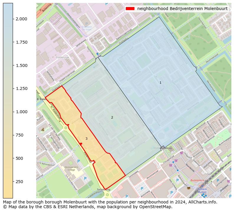 Image of the neighbourhood Bedrijventerrein Molenbuurt at the map. This image is used as introduction to this page. This page shows a lot of information about the population in the neighbourhood Bedrijventerrein Molenbuurt (such as the distribution by age groups of the residents, the composition of households, whether inhabitants are natives or Dutch with an immigration background, data about the houses (numbers, types, price development, use, type of property, ...) and more (car ownership, energy consumption, ...) based on open data from the Dutch Central Bureau of Statistics and various other sources!