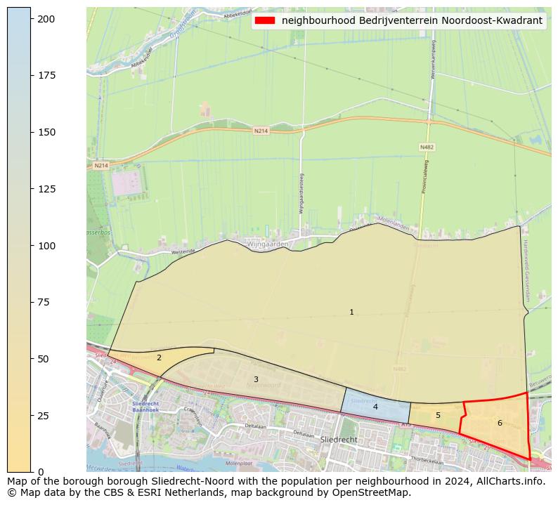 Image of the neighbourhood Bedrijventerrein Noordoost-Kwadrant at the map. This image is used as introduction to this page. This page shows a lot of information about the population in the neighbourhood Bedrijventerrein Noordoost-Kwadrant (such as the distribution by age groups of the residents, the composition of households, whether inhabitants are natives or Dutch with an immigration background, data about the houses (numbers, types, price development, use, type of property, ...) and more (car ownership, energy consumption, ...) based on open data from the Dutch Central Bureau of Statistics and various other sources!