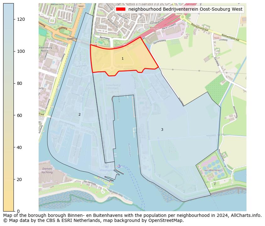 Image of the neighbourhood Bedrijventerrein Oost-Souburg West at the map. This image is used as introduction to this page. This page shows a lot of information about the population in the neighbourhood Bedrijventerrein Oost-Souburg West (such as the distribution by age groups of the residents, the composition of households, whether inhabitants are natives or Dutch with an immigration background, data about the houses (numbers, types, price development, use, type of property, ...) and more (car ownership, energy consumption, ...) based on open data from the Dutch Central Bureau of Statistics and various other sources!