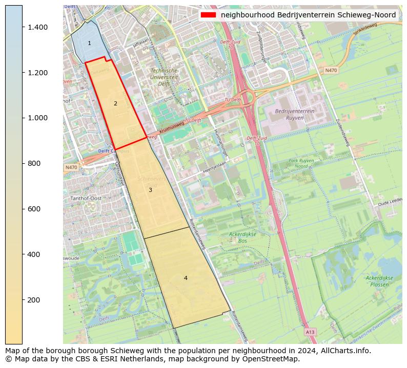 Image of the neighbourhood Bedrijventerrein Schieweg-Noord at the map. This image is used as introduction to this page. This page shows a lot of information about the population in the neighbourhood Bedrijventerrein Schieweg-Noord (such as the distribution by age groups of the residents, the composition of households, whether inhabitants are natives or Dutch with an immigration background, data about the houses (numbers, types, price development, use, type of property, ...) and more (car ownership, energy consumption, ...) based on open data from the Dutch Central Bureau of Statistics and various other sources!