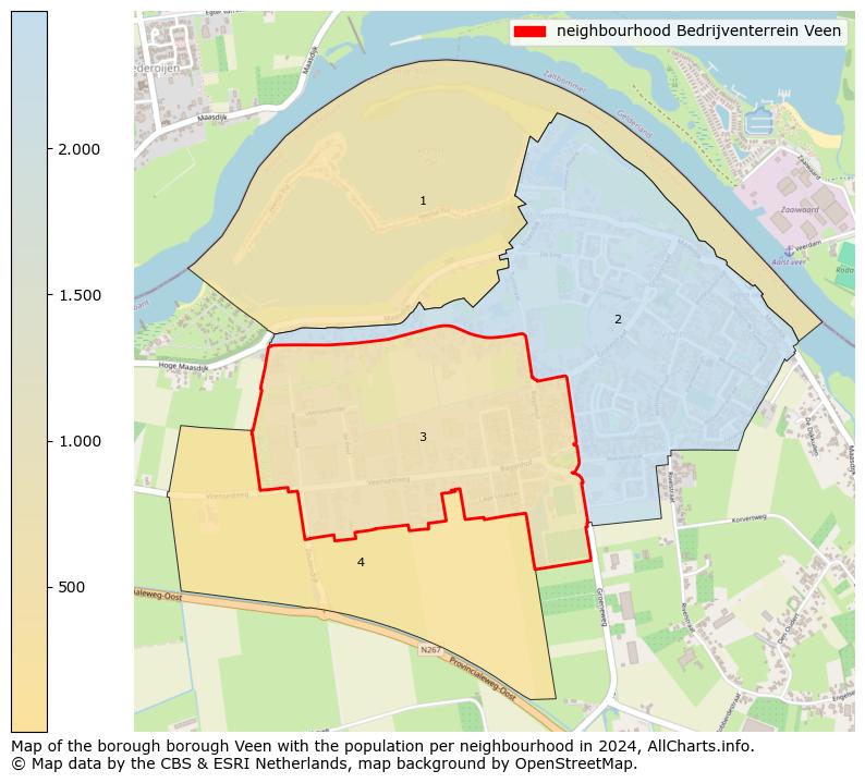 Image of the neighbourhood Bedrijventerrein Veen at the map. This image is used as introduction to this page. This page shows a lot of information about the population in the neighbourhood Bedrijventerrein Veen (such as the distribution by age groups of the residents, the composition of households, whether inhabitants are natives or Dutch with an immigration background, data about the houses (numbers, types, price development, use, type of property, ...) and more (car ownership, energy consumption, ...) based on open data from the Dutch Central Bureau of Statistics and various other sources!