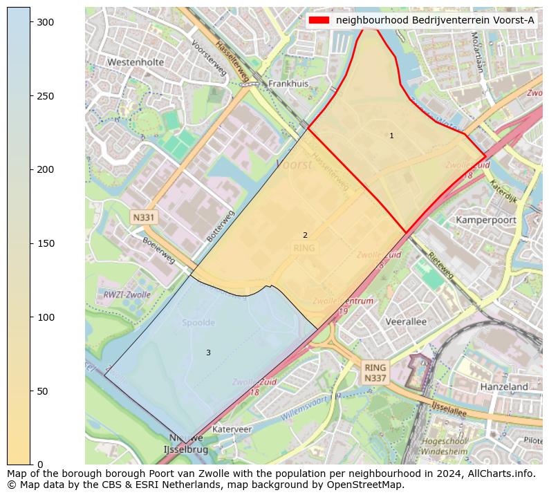 Image of the neighbourhood Bedrijventerrein Voorst-A at the map. This image is used as introduction to this page. This page shows a lot of information about the population in the neighbourhood Bedrijventerrein Voorst-A (such as the distribution by age groups of the residents, the composition of households, whether inhabitants are natives or Dutch with an immigration background, data about the houses (numbers, types, price development, use, type of property, ...) and more (car ownership, energy consumption, ...) based on open data from the Dutch Central Bureau of Statistics and various other sources!