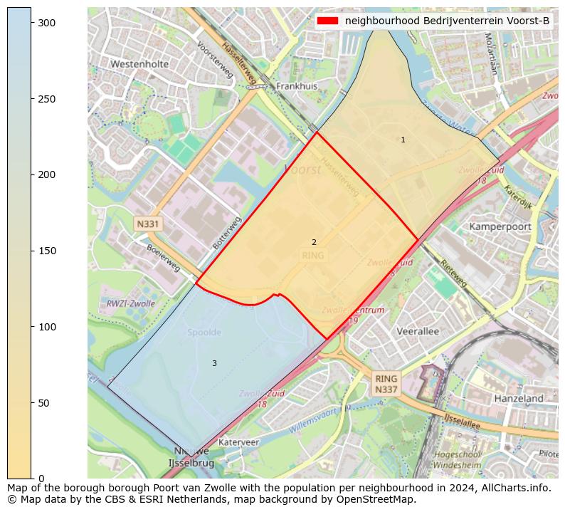 Image of the neighbourhood Bedrijventerrein Voorst-B at the map. This image is used as introduction to this page. This page shows a lot of information about the population in the neighbourhood Bedrijventerrein Voorst-B (such as the distribution by age groups of the residents, the composition of households, whether inhabitants are natives or Dutch with an immigration background, data about the houses (numbers, types, price development, use, type of property, ...) and more (car ownership, energy consumption, ...) based on open data from the Dutch Central Bureau of Statistics and various other sources!