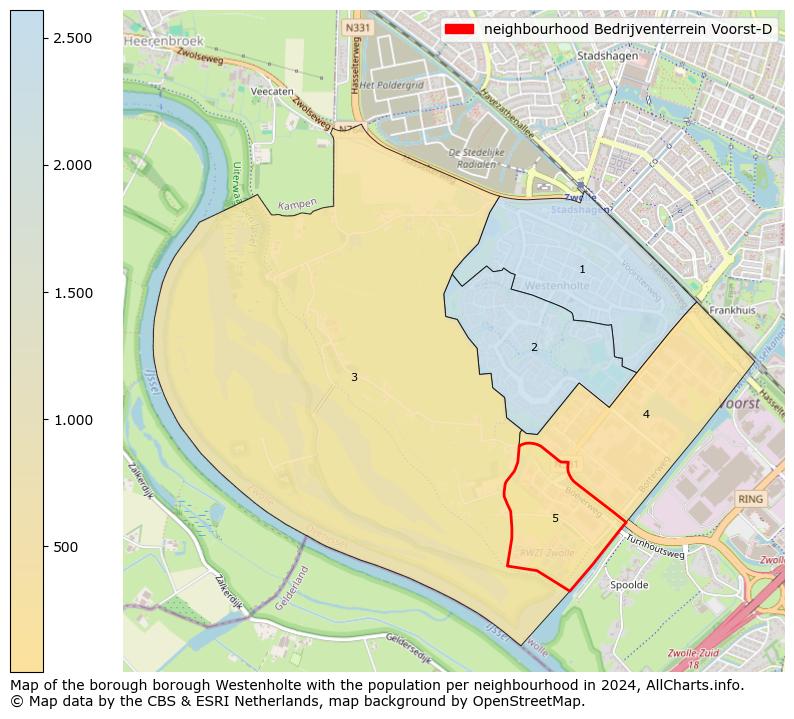 Image of the neighbourhood Bedrijventerrein Voorst-D at the map. This image is used as introduction to this page. This page shows a lot of information about the population in the neighbourhood Bedrijventerrein Voorst-D (such as the distribution by age groups of the residents, the composition of households, whether inhabitants are natives or Dutch with an immigration background, data about the houses (numbers, types, price development, use, type of property, ...) and more (car ownership, energy consumption, ...) based on open data from the Dutch Central Bureau of Statistics and various other sources!