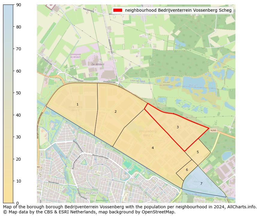 Image of the neighbourhood Bedrijventerrein Vossenberg Scheg at the map. This image is used as introduction to this page. This page shows a lot of information about the population in the neighbourhood Bedrijventerrein Vossenberg Scheg (such as the distribution by age groups of the residents, the composition of households, whether inhabitants are natives or Dutch with an immigration background, data about the houses (numbers, types, price development, use, type of property, ...) and more (car ownership, energy consumption, ...) based on open data from the Dutch Central Bureau of Statistics and various other sources!