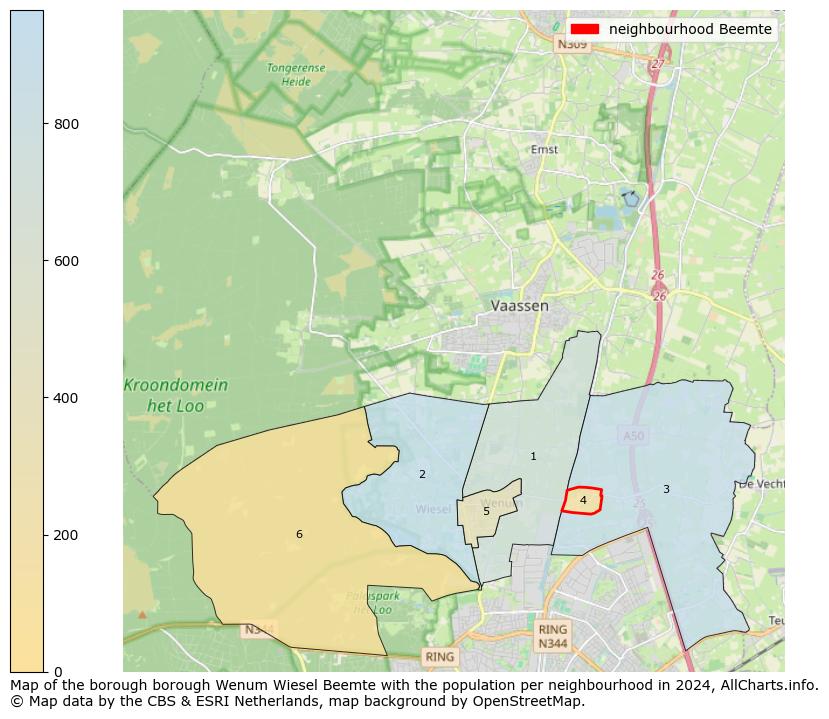 Image of the neighbourhood Beemte at the map. This image is used as introduction to this page. This page shows a lot of information about the population in the neighbourhood Beemte (such as the distribution by age groups of the residents, the composition of households, whether inhabitants are natives or Dutch with an immigration background, data about the houses (numbers, types, price development, use, type of property, ...) and more (car ownership, energy consumption, ...) based on open data from the Dutch Central Bureau of Statistics and various other sources!