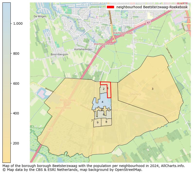 Image of the neighbourhood Beetsterzwaag-Roekebosk at the map. This image is used as introduction to this page. This page shows a lot of information about the population in the neighbourhood Beetsterzwaag-Roekebosk (such as the distribution by age groups of the residents, the composition of households, whether inhabitants are natives or Dutch with an immigration background, data about the houses (numbers, types, price development, use, type of property, ...) and more (car ownership, energy consumption, ...) based on open data from the Dutch Central Bureau of Statistics and various other sources!