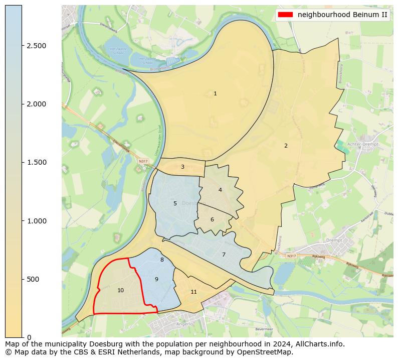 Image of the neighbourhood Beinum II at the map. This image is used as introduction to this page. This page shows a lot of information about the population in the neighbourhood Beinum II (such as the distribution by age groups of the residents, the composition of households, whether inhabitants are natives or Dutch with an immigration background, data about the houses (numbers, types, price development, use, type of property, ...) and more (car ownership, energy consumption, ...) based on open data from the Dutch Central Bureau of Statistics and various other sources!