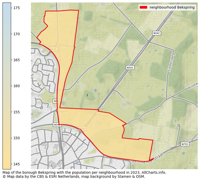 Map of the borough Bekspring with the population per neighbourhood in 2023. This page shows a lot of information about residents (such as the distribution by age groups, family composition, gender, native or Dutch with an immigration background, ...), homes (numbers, types, price development, use, type of property, ...) and more (car ownership, energy consumption, ...) based on open data from the Dutch Central Bureau of Statistics and various other sources!