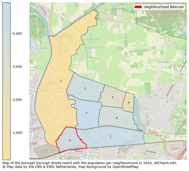 Image of the neighbourhood Belcrum at the map. This image is used as introduction to this page. This page shows a lot of information about the population in the neighbourhood Belcrum (such as the distribution by age groups of the residents, the composition of households, whether inhabitants are natives or Dutch with an immigration background, data about the houses (numbers, types, price development, use, type of property, ...) and more (car ownership, energy consumption, ...) based on open data from the Dutch Central Bureau of Statistics and various other sources!