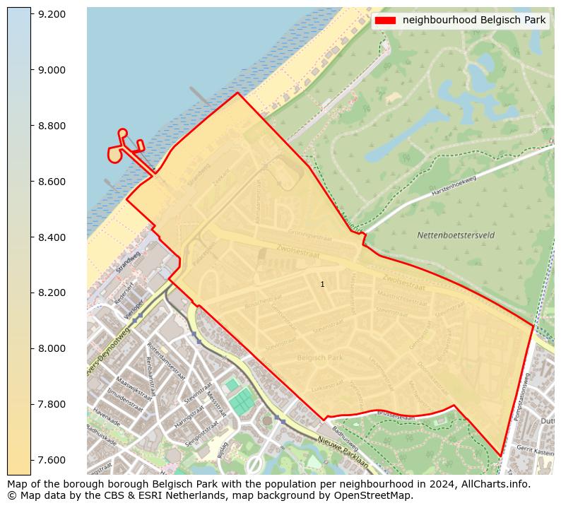 Image of the neighbourhood Belgisch Park at the map. This image is used as introduction to this page. This page shows a lot of information about the population in the neighbourhood Belgisch Park (such as the distribution by age groups of the residents, the composition of households, whether inhabitants are natives or Dutch with an immigration background, data about the houses (numbers, types, price development, use, type of property, ...) and more (car ownership, energy consumption, ...) based on open data from the Dutch Central Bureau of Statistics and various other sources!