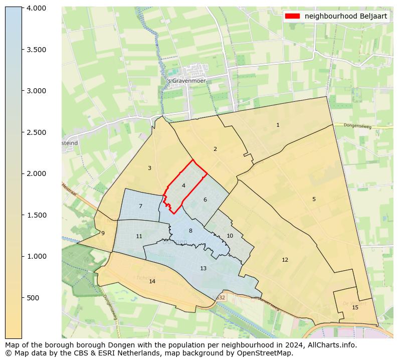 Image of the neighbourhood Beljaart at the map. This image is used as introduction to this page. This page shows a lot of information about the population in the neighbourhood Beljaart (such as the distribution by age groups of the residents, the composition of households, whether inhabitants are natives or Dutch with an immigration background, data about the houses (numbers, types, price development, use, type of property, ...) and more (car ownership, energy consumption, ...) based on open data from the Dutch Central Bureau of Statistics and various other sources!