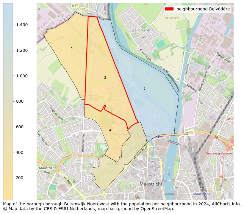 Image of the neighbourhood Belvédère at the map. This image is used as introduction to this page. This page shows a lot of information about the population in the neighbourhood Belvédère (such as the distribution by age groups of the residents, the composition of households, whether inhabitants are natives or Dutch with an immigration background, data about the houses (numbers, types, price development, use, type of property, ...) and more (car ownership, energy consumption, ...) based on open data from the Dutch Central Bureau of Statistics and various other sources!