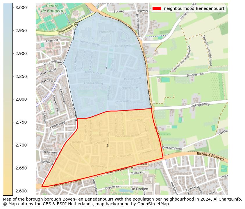 Image of the neighbourhood Benedenbuurt at the map. This image is used as introduction to this page. This page shows a lot of information about the population in the neighbourhood Benedenbuurt (such as the distribution by age groups of the residents, the composition of households, whether inhabitants are natives or Dutch with an immigration background, data about the houses (numbers, types, price development, use, type of property, ...) and more (car ownership, energy consumption, ...) based on open data from the Dutch Central Bureau of Statistics and various other sources!