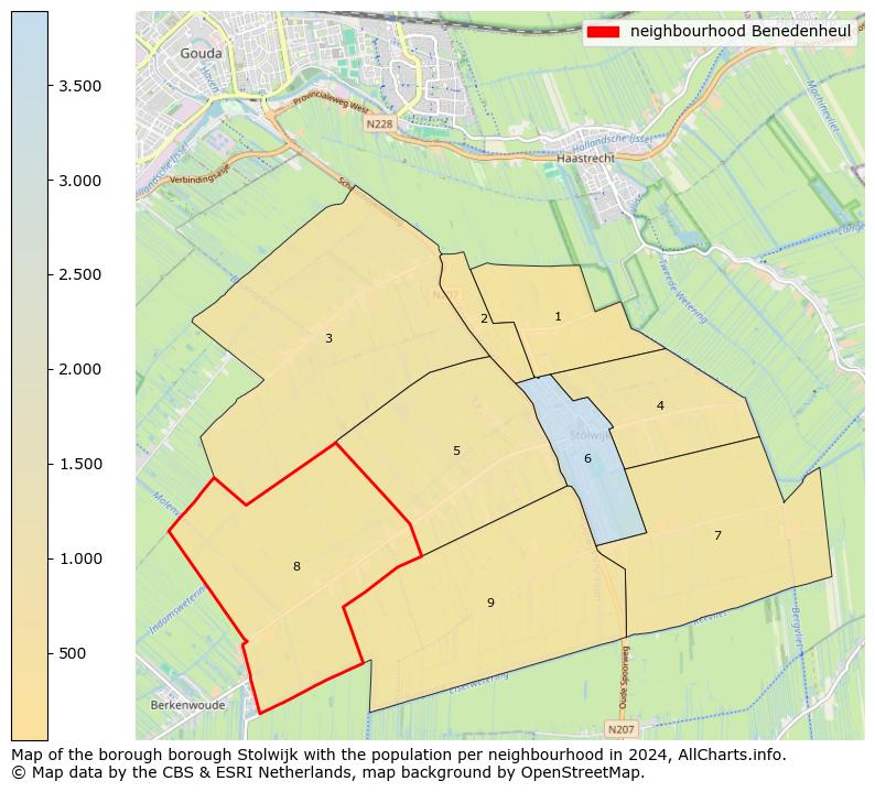 Image of the neighbourhood Benedenheul at the map. This image is used as introduction to this page. This page shows a lot of information about the population in the neighbourhood Benedenheul (such as the distribution by age groups of the residents, the composition of households, whether inhabitants are natives or Dutch with an immigration background, data about the houses (numbers, types, price development, use, type of property, ...) and more (car ownership, energy consumption, ...) based on open data from the Dutch Central Bureau of Statistics and various other sources!