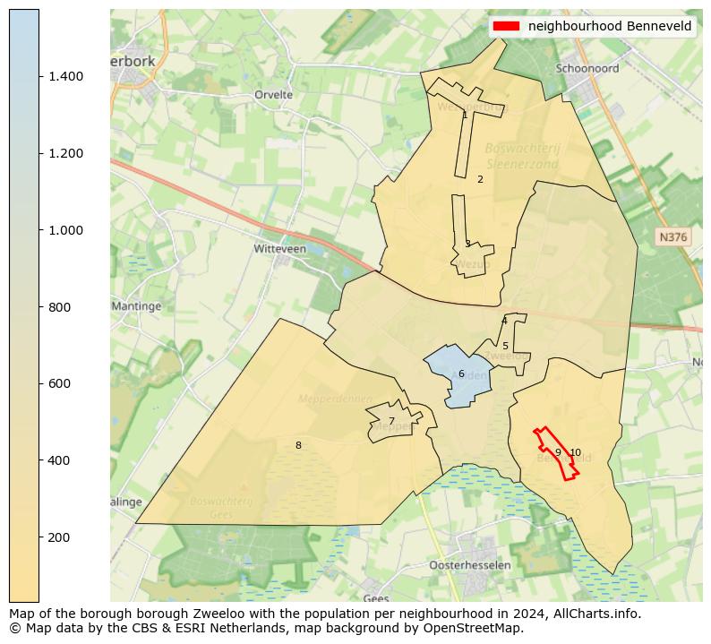 Image of the neighbourhood Benneveld at the map. This image is used as introduction to this page. This page shows a lot of information about the population in the neighbourhood Benneveld (such as the distribution by age groups of the residents, the composition of households, whether inhabitants are natives or Dutch with an immigration background, data about the houses (numbers, types, price development, use, type of property, ...) and more (car ownership, energy consumption, ...) based on open data from the Dutch Central Bureau of Statistics and various other sources!