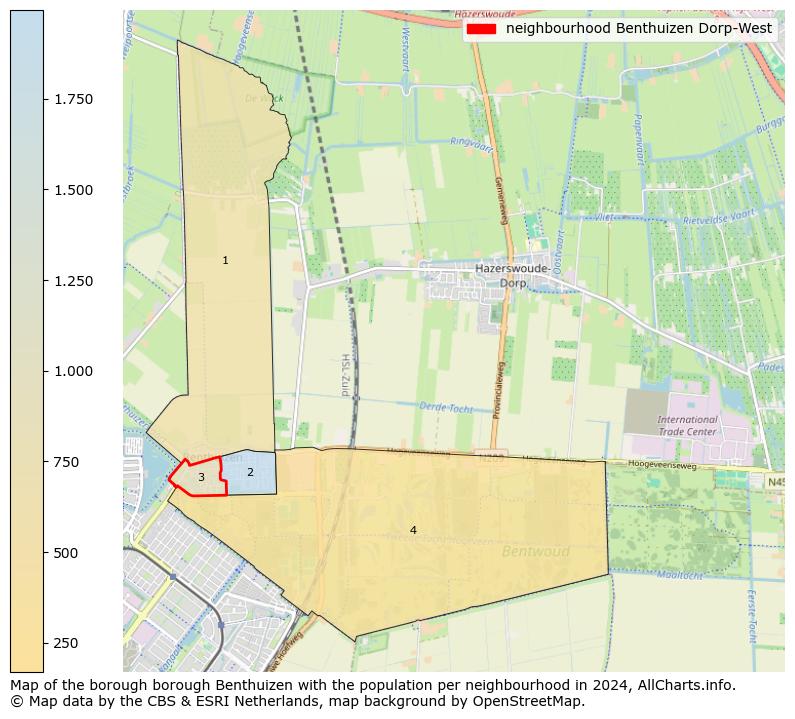 Image of the neighbourhood Benthuizen Dorp-West at the map. This image is used as introduction to this page. This page shows a lot of information about the population in the neighbourhood Benthuizen Dorp-West (such as the distribution by age groups of the residents, the composition of households, whether inhabitants are natives or Dutch with an immigration background, data about the houses (numbers, types, price development, use, type of property, ...) and more (car ownership, energy consumption, ...) based on open data from the Dutch Central Bureau of Statistics and various other sources!