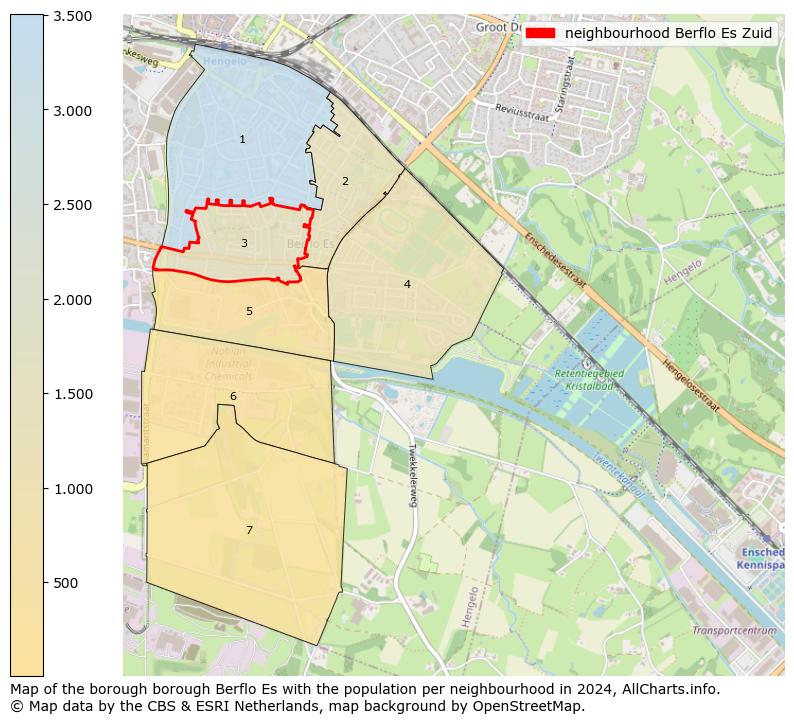 Image of the neighbourhood Berflo Es Zuid at the map. This image is used as introduction to this page. This page shows a lot of information about the population in the neighbourhood Berflo Es Zuid (such as the distribution by age groups of the residents, the composition of households, whether inhabitants are natives or Dutch with an immigration background, data about the houses (numbers, types, price development, use, type of property, ...) and more (car ownership, energy consumption, ...) based on open data from the Dutch Central Bureau of Statistics and various other sources!