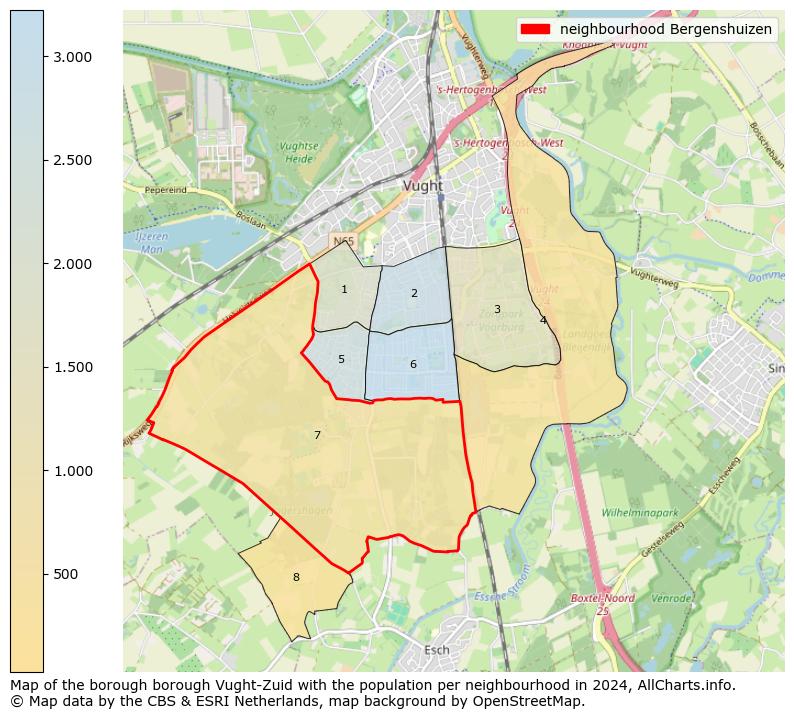 Image of the neighbourhood Bergenshuizen at the map. This image is used as introduction to this page. This page shows a lot of information about the population in the neighbourhood Bergenshuizen (such as the distribution by age groups of the residents, the composition of households, whether inhabitants are natives or Dutch with an immigration background, data about the houses (numbers, types, price development, use, type of property, ...) and more (car ownership, energy consumption, ...) based on open data from the Dutch Central Bureau of Statistics and various other sources!