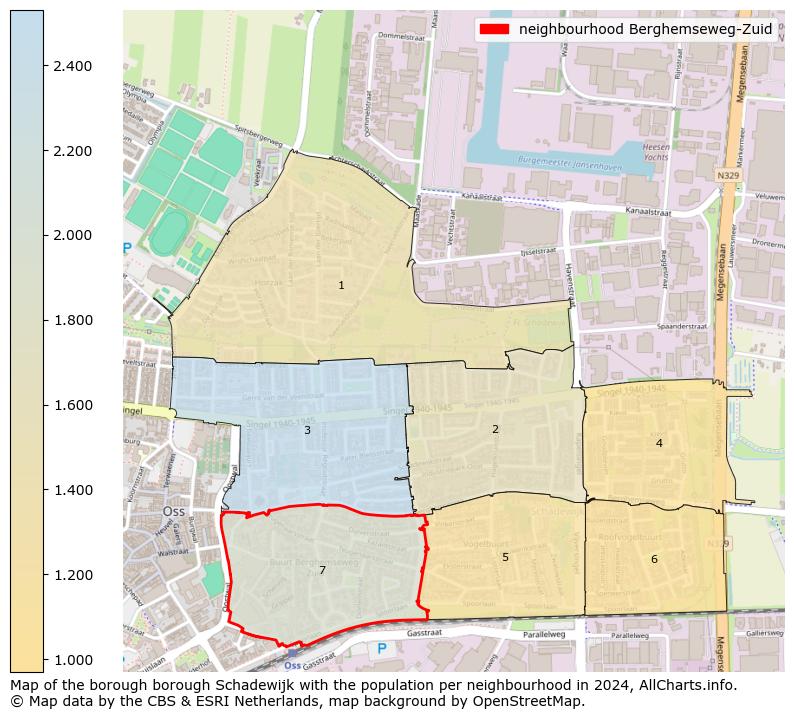 Image of the neighbourhood Berghemseweg-Zuid at the map. This image is used as introduction to this page. This page shows a lot of information about the population in the neighbourhood Berghemseweg-Zuid (such as the distribution by age groups of the residents, the composition of households, whether inhabitants are natives or Dutch with an immigration background, data about the houses (numbers, types, price development, use, type of property, ...) and more (car ownership, energy consumption, ...) based on open data from the Dutch Central Bureau of Statistics and various other sources!