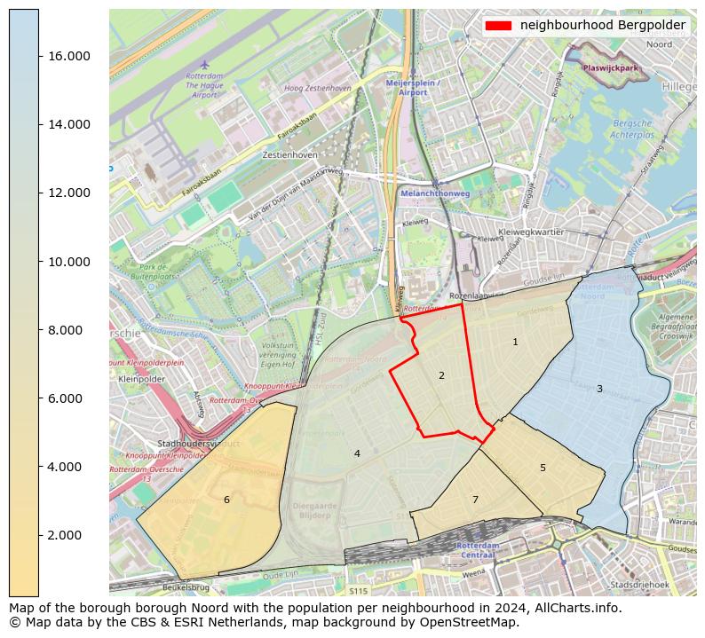 Image of the neighbourhood Bergpolder at the map. This image is used as introduction to this page. This page shows a lot of information about the population in the neighbourhood Bergpolder (such as the distribution by age groups of the residents, the composition of households, whether inhabitants are natives or Dutch with an immigration background, data about the houses (numbers, types, price development, use, type of property, ...) and more (car ownership, energy consumption, ...) based on open data from the Dutch Central Bureau of Statistics and various other sources!