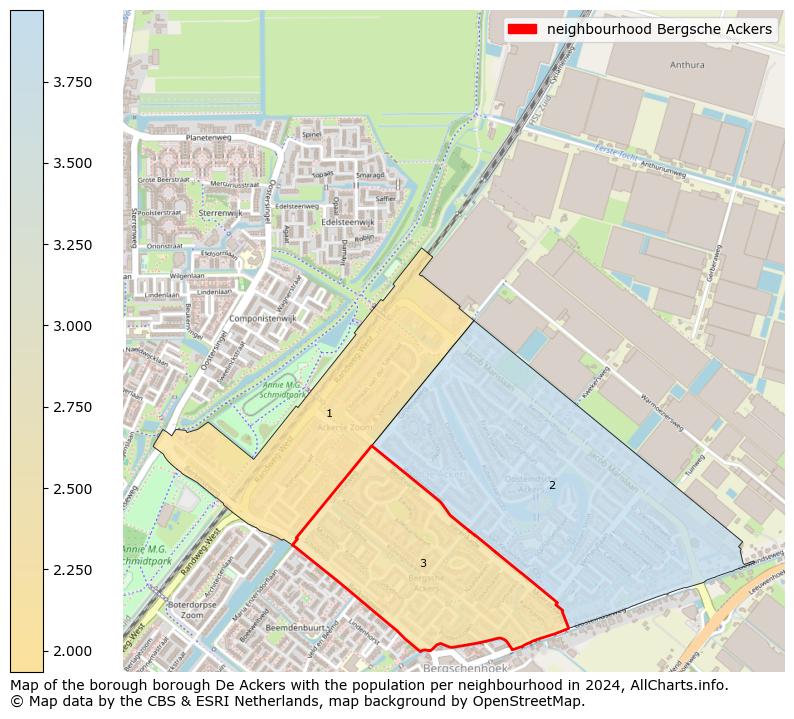 Image of the neighbourhood Bergsche Ackers at the map. This image is used as introduction to this page. This page shows a lot of information about the population in the neighbourhood Bergsche Ackers (such as the distribution by age groups of the residents, the composition of households, whether inhabitants are natives or Dutch with an immigration background, data about the houses (numbers, types, price development, use, type of property, ...) and more (car ownership, energy consumption, ...) based on open data from the Dutch Central Bureau of Statistics and various other sources!