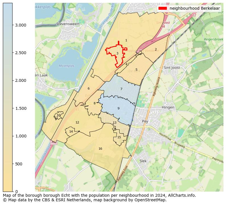 Image of the neighbourhood Berkelaar at the map. This image is used as introduction to this page. This page shows a lot of information about the population in the neighbourhood Berkelaar (such as the distribution by age groups of the residents, the composition of households, whether inhabitants are natives or Dutch with an immigration background, data about the houses (numbers, types, price development, use, type of property, ...) and more (car ownership, energy consumption, ...) based on open data from the Dutch Central Bureau of Statistics and various other sources!