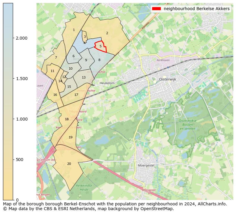 Image of the neighbourhood Berkelse Akkers at the map. This image is used as introduction to this page. This page shows a lot of information about the population in the neighbourhood Berkelse Akkers (such as the distribution by age groups of the residents, the composition of households, whether inhabitants are natives or Dutch with an immigration background, data about the houses (numbers, types, price development, use, type of property, ...) and more (car ownership, energy consumption, ...) based on open data from the Dutch Central Bureau of Statistics and various other sources!