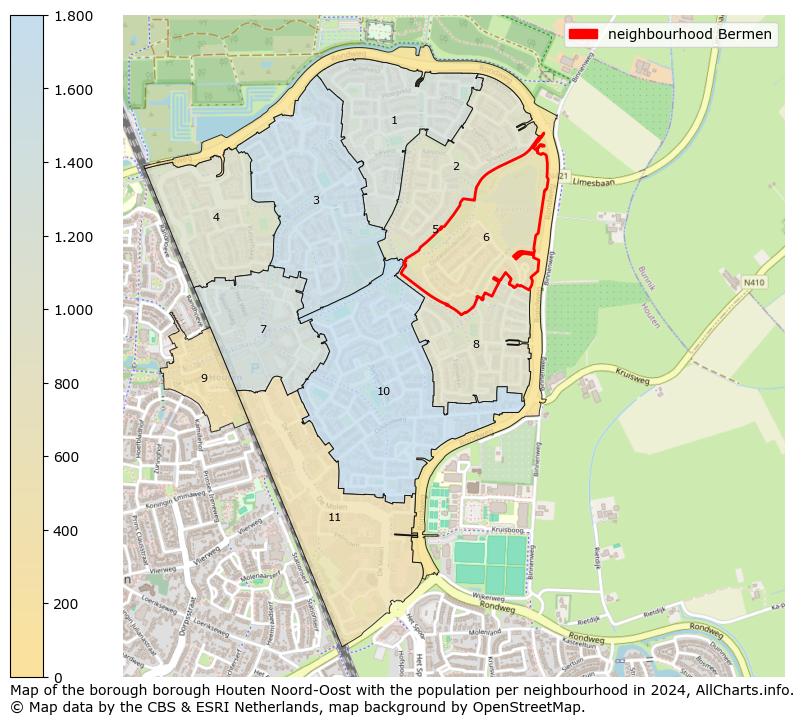 Image of the neighbourhood Bermen at the map. This image is used as introduction to this page. This page shows a lot of information about the population in the neighbourhood Bermen (such as the distribution by age groups of the residents, the composition of households, whether inhabitants are natives or Dutch with an immigration background, data about the houses (numbers, types, price development, use, type of property, ...) and more (car ownership, energy consumption, ...) based on open data from the Dutch Central Bureau of Statistics and various other sources!