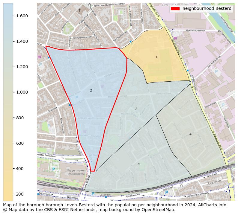 Image of the neighbourhood Besterd at the map. This image is used as introduction to this page. This page shows a lot of information about the population in the neighbourhood Besterd (such as the distribution by age groups of the residents, the composition of households, whether inhabitants are natives or Dutch with an immigration background, data about the houses (numbers, types, price development, use, type of property, ...) and more (car ownership, energy consumption, ...) based on open data from the Dutch Central Bureau of Statistics and various other sources!