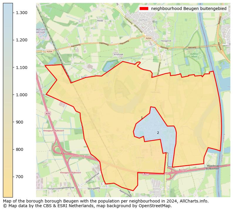 Image of the neighbourhood Beugen buitengebied at the map. This image is used as introduction to this page. This page shows a lot of information about the population in the neighbourhood Beugen buitengebied (such as the distribution by age groups of the residents, the composition of households, whether inhabitants are natives or Dutch with an immigration background, data about the houses (numbers, types, price development, use, type of property, ...) and more (car ownership, energy consumption, ...) based on open data from the Dutch Central Bureau of Statistics and various other sources!