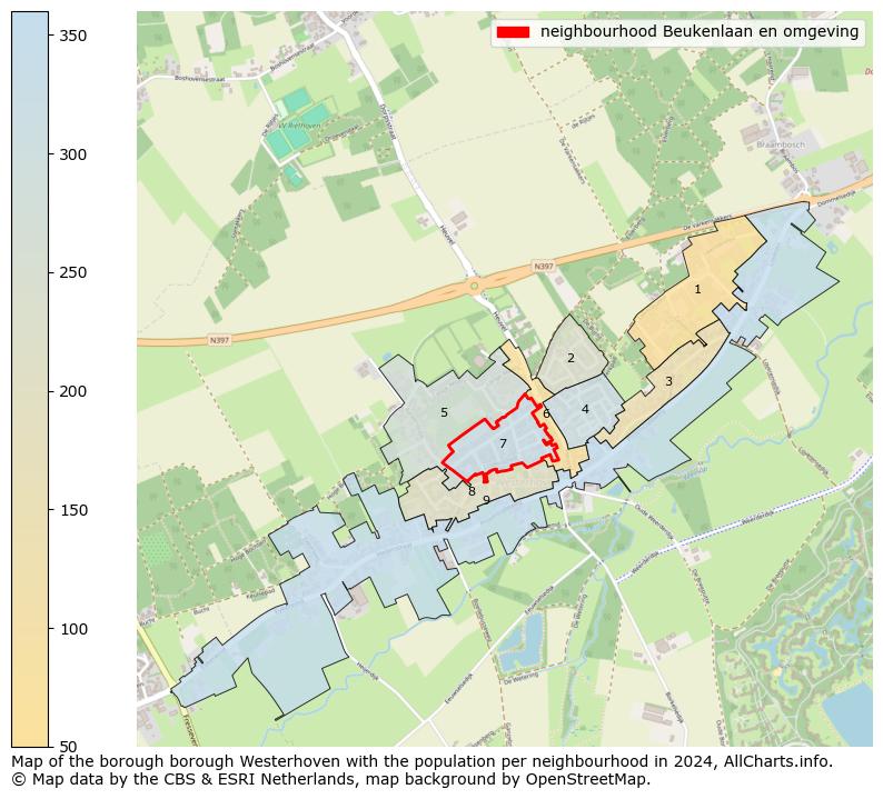 Image of the neighbourhood Beukenlaan en omgeving at the map. This image is used as introduction to this page. This page shows a lot of information about the population in the neighbourhood Beukenlaan en omgeving (such as the distribution by age groups of the residents, the composition of households, whether inhabitants are natives or Dutch with an immigration background, data about the houses (numbers, types, price development, use, type of property, ...) and more (car ownership, energy consumption, ...) based on open data from the Dutch Central Bureau of Statistics and various other sources!