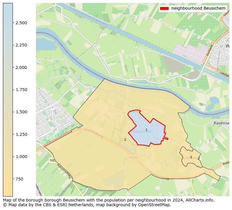 Image of the neighbourhood Beusichem at the map. This image is used as introduction to this page. This page shows a lot of information about the population in the neighbourhood Beusichem (such as the distribution by age groups of the residents, the composition of households, whether inhabitants are natives or Dutch with an immigration background, data about the houses (numbers, types, price development, use, type of property, ...) and more (car ownership, energy consumption, ...) based on open data from the Dutch Central Bureau of Statistics and various other sources!