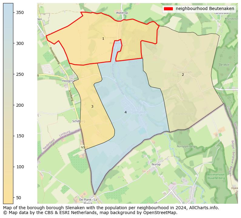 Image of the neighbourhood Beutenaken at the map. This image is used as introduction to this page. This page shows a lot of information about the population in the neighbourhood Beutenaken (such as the distribution by age groups of the residents, the composition of households, whether inhabitants are natives or Dutch with an immigration background, data about the houses (numbers, types, price development, use, type of property, ...) and more (car ownership, energy consumption, ...) based on open data from the Dutch Central Bureau of Statistics and various other sources!