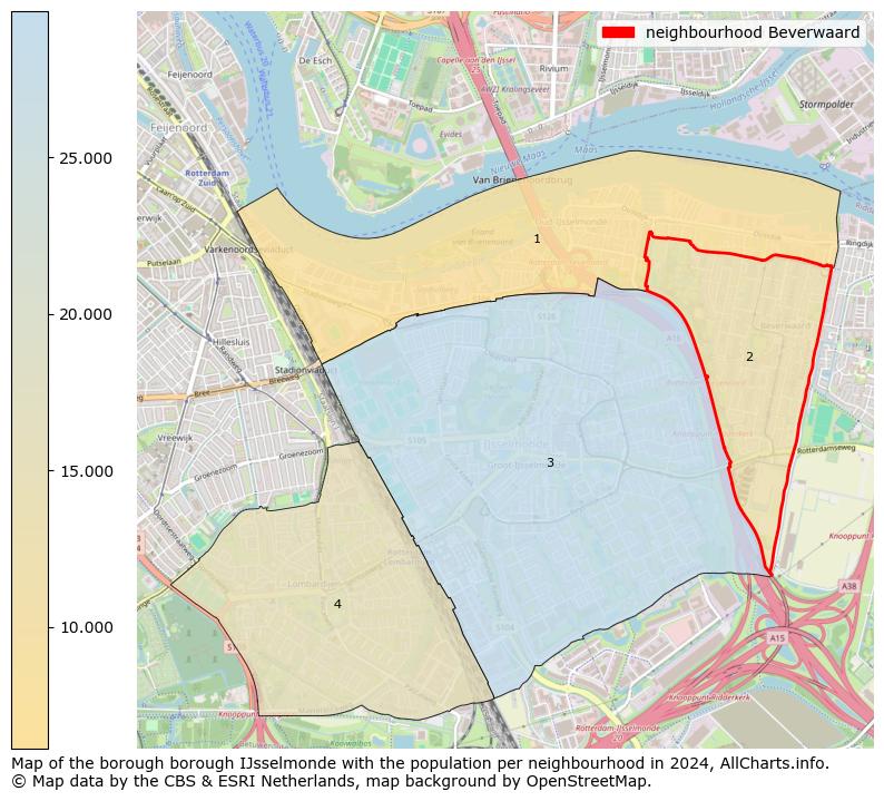 Image of the neighbourhood Beverwaard at the map. This image is used as introduction to this page. This page shows a lot of information about the population in the neighbourhood Beverwaard (such as the distribution by age groups of the residents, the composition of households, whether inhabitants are natives or Dutch with an immigration background, data about the houses (numbers, types, price development, use, type of property, ...) and more (car ownership, energy consumption, ...) based on open data from the Dutch Central Bureau of Statistics and various other sources!