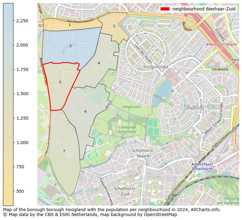 Image of the neighbourhood Bieshaar-Zuid at the map. This image is used as introduction to this page. This page shows a lot of information about the population in the neighbourhood Bieshaar-Zuid (such as the distribution by age groups of the residents, the composition of households, whether inhabitants are natives or Dutch with an immigration background, data about the houses (numbers, types, price development, use, type of property, ...) and more (car ownership, energy consumption, ...) based on open data from the Dutch Central Bureau of Statistics and various other sources!