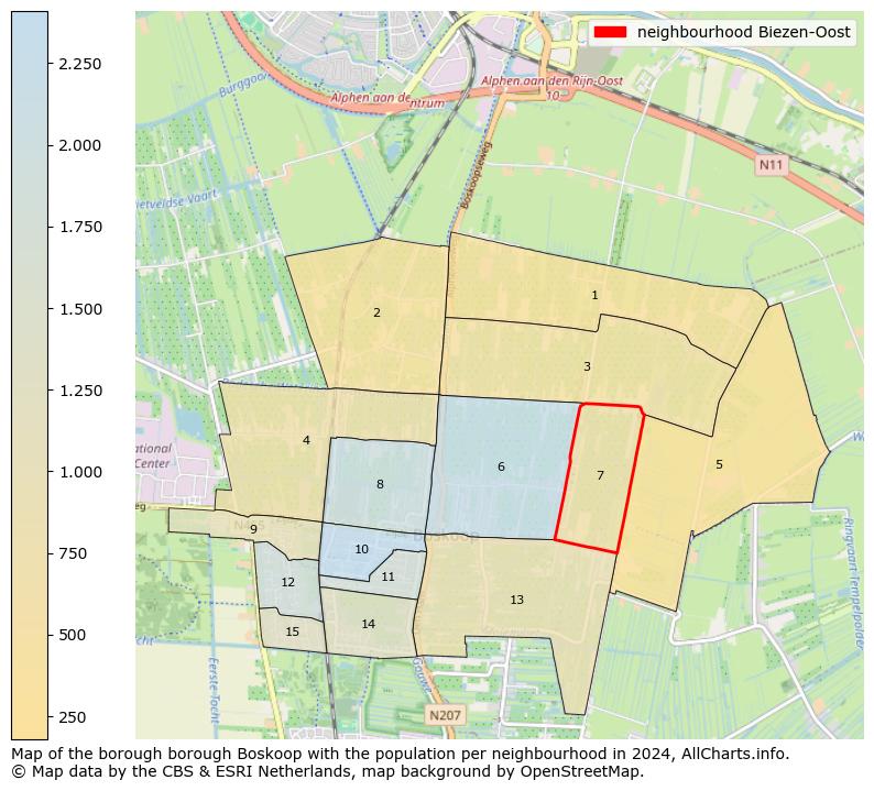 Image of the neighbourhood Biezen-Oost at the map. This image is used as introduction to this page. This page shows a lot of information about the population in the neighbourhood Biezen-Oost (such as the distribution by age groups of the residents, the composition of households, whether inhabitants are natives or Dutch with an immigration background, data about the houses (numbers, types, price development, use, type of property, ...) and more (car ownership, energy consumption, ...) based on open data from the Dutch Central Bureau of Statistics and various other sources!