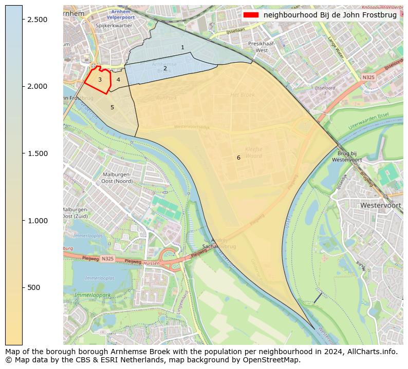 Image of the neighbourhood Bij de John Frostbrug at the map. This image is used as introduction to this page. This page shows a lot of information about the population in the neighbourhood Bij de John Frostbrug (such as the distribution by age groups of the residents, the composition of households, whether inhabitants are natives or Dutch with an immigration background, data about the houses (numbers, types, price development, use, type of property, ...) and more (car ownership, energy consumption, ...) based on open data from the Dutch Central Bureau of Statistics and various other sources!