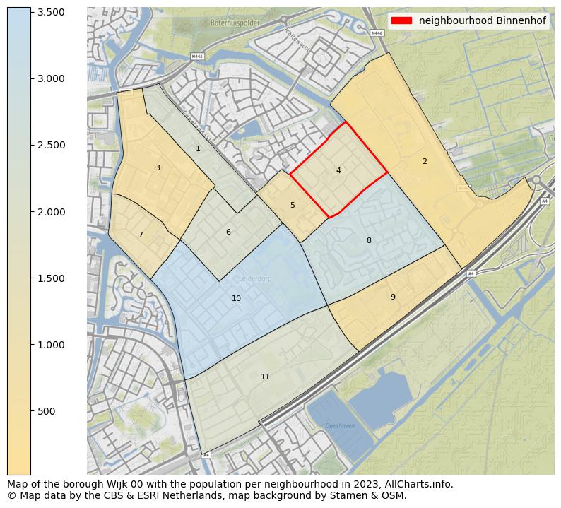 Map of the borough Wijk 00 with the population per neighbourhood in 2023. This page shows a lot of information about residents (such as the distribution by age groups, family composition, gender, native or Dutch with an immigration background, ...), homes (numbers, types, price development, use, type of property, ...) and more (car ownership, energy consumption, ...) based on open data from the Dutch Central Bureau of Statistics and various other sources!