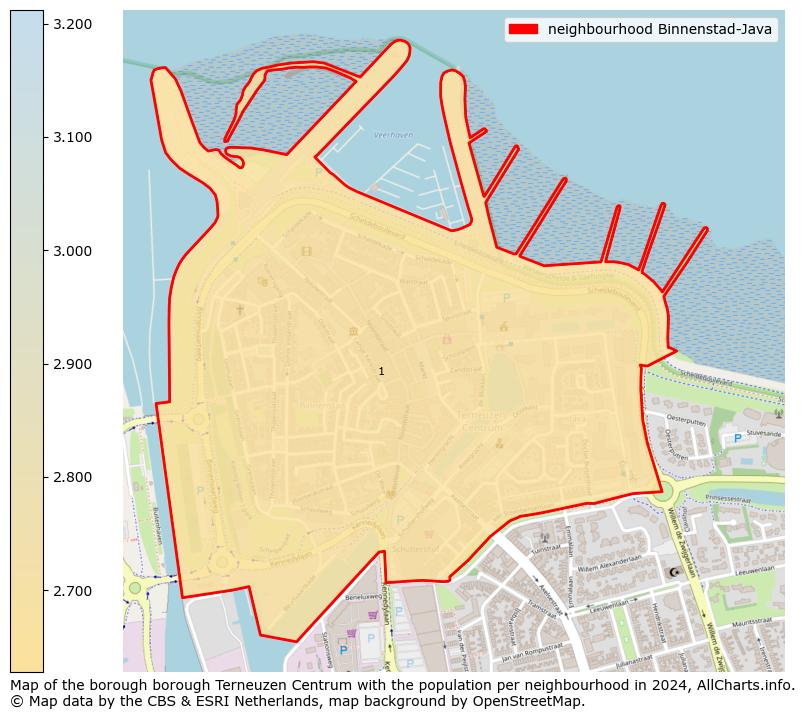 Image of the neighbourhood Binnenstad-Java at the map. This image is used as introduction to this page. This page shows a lot of information about the population in the neighbourhood Binnenstad-Java (such as the distribution by age groups of the residents, the composition of households, whether inhabitants are natives or Dutch with an immigration background, data about the houses (numbers, types, price development, use, type of property, ...) and more (car ownership, energy consumption, ...) based on open data from the Dutch Central Bureau of Statistics and various other sources!