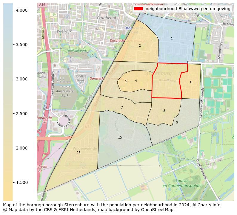 Image of the neighbourhood Blaauwweg en omgeving at the map. This image is used as introduction to this page. This page shows a lot of information about the population in the neighbourhood Blaauwweg en omgeving (such as the distribution by age groups of the residents, the composition of households, whether inhabitants are natives or Dutch with an immigration background, data about the houses (numbers, types, price development, use, type of property, ...) and more (car ownership, energy consumption, ...) based on open data from the Dutch Central Bureau of Statistics and various other sources!