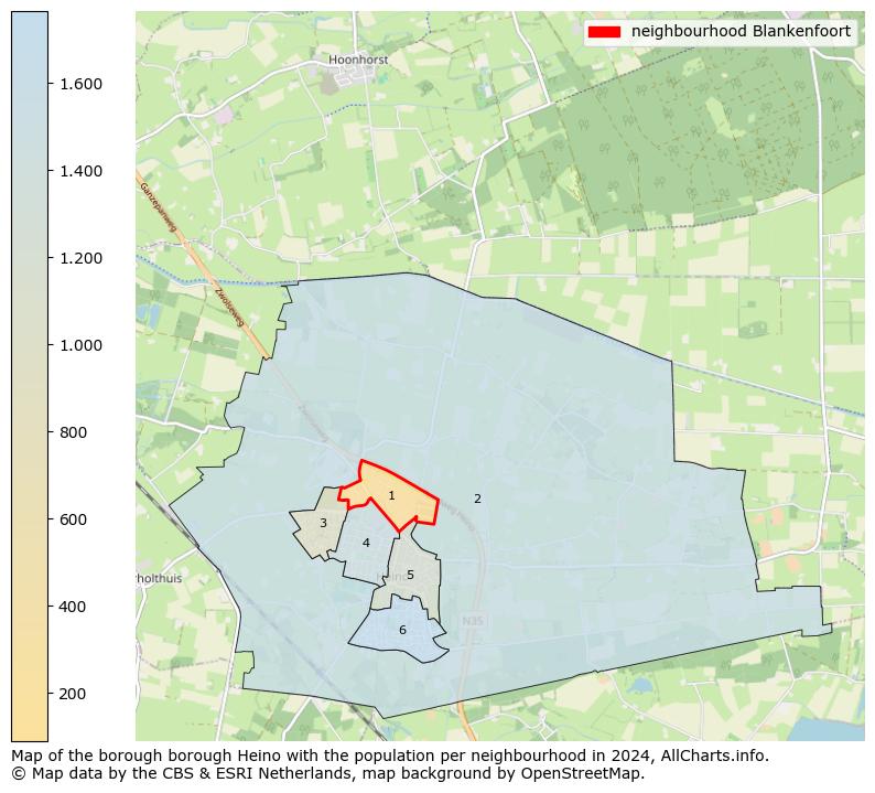 Image of the neighbourhood Blankenfoort at the map. This image is used as introduction to this page. This page shows a lot of information about the population in the neighbourhood Blankenfoort (such as the distribution by age groups of the residents, the composition of households, whether inhabitants are natives or Dutch with an immigration background, data about the houses (numbers, types, price development, use, type of property, ...) and more (car ownership, energy consumption, ...) based on open data from the Dutch Central Bureau of Statistics and various other sources!