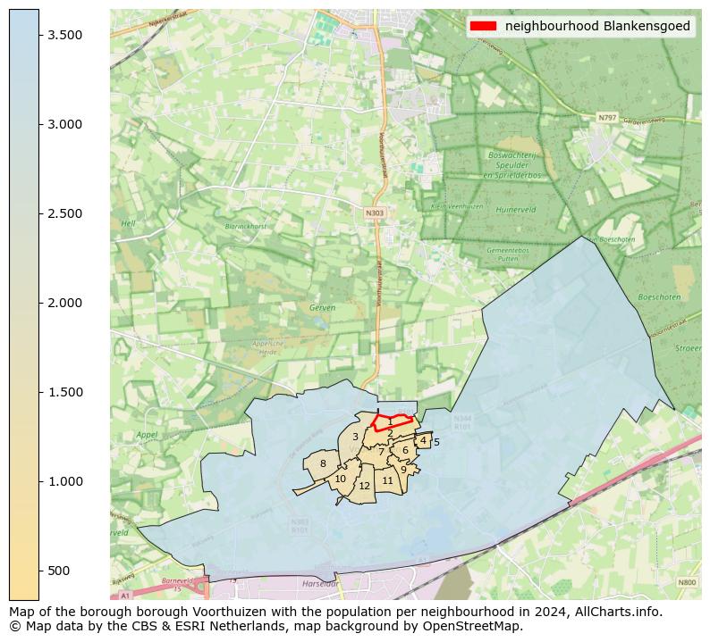 Image of the neighbourhood Blankensgoed at the map. This image is used as introduction to this page. This page shows a lot of information about the population in the neighbourhood Blankensgoed (such as the distribution by age groups of the residents, the composition of households, whether inhabitants are natives or Dutch with an immigration background, data about the houses (numbers, types, price development, use, type of property, ...) and more (car ownership, energy consumption, ...) based on open data from the Dutch Central Bureau of Statistics and various other sources!