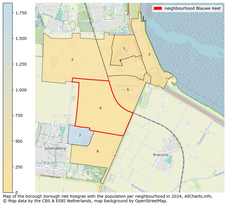 Image of the neighbourhood Blauwe Keet at the map. This image is used as introduction to this page. This page shows a lot of information about the population in the neighbourhood Blauwe Keet (such as the distribution by age groups of the residents, the composition of households, whether inhabitants are natives or Dutch with an immigration background, data about the houses (numbers, types, price development, use, type of property, ...) and more (car ownership, energy consumption, ...) based on open data from the Dutch Central Bureau of Statistics and various other sources!