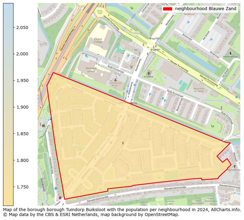 Image of the neighbourhood Blauwe Zand at the map. This image is used as introduction to this page. This page shows a lot of information about the population in the neighbourhood Blauwe Zand (such as the distribution by age groups of the residents, the composition of households, whether inhabitants are natives or Dutch with an immigration background, data about the houses (numbers, types, price development, use, type of property, ...) and more (car ownership, energy consumption, ...) based on open data from the Dutch Central Bureau of Statistics and various other sources!