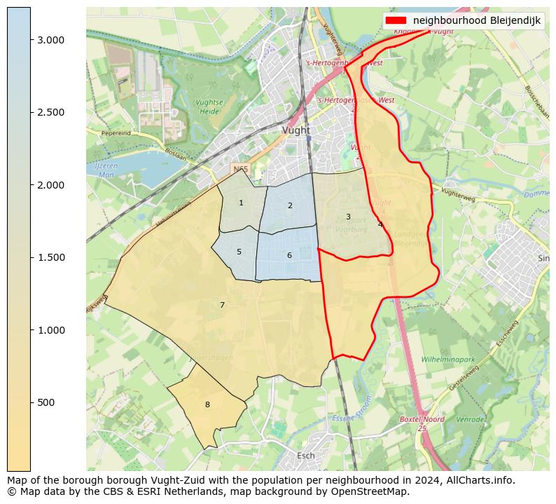 Image of the neighbourhood Bleijendijk at the map. This image is used as introduction to this page. This page shows a lot of information about the population in the neighbourhood Bleijendijk (such as the distribution by age groups of the residents, the composition of households, whether inhabitants are natives or Dutch with an immigration background, data about the houses (numbers, types, price development, use, type of property, ...) and more (car ownership, energy consumption, ...) based on open data from the Dutch Central Bureau of Statistics and various other sources!