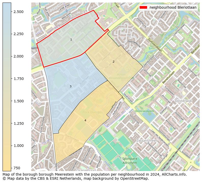 Image of the neighbourhood Bleriotlaan at the map. This image is used as introduction to this page. This page shows a lot of information about the population in the neighbourhood Bleriotlaan (such as the distribution by age groups of the residents, the composition of households, whether inhabitants are natives or Dutch with an immigration background, data about the houses (numbers, types, price development, use, type of property, ...) and more (car ownership, energy consumption, ...) based on open data from the Dutch Central Bureau of Statistics and various other sources!