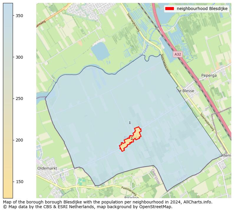 Image of the neighbourhood Blesdijke at the map. This image is used as introduction to this page. This page shows a lot of information about the population in the neighbourhood Blesdijke (such as the distribution by age groups of the residents, the composition of households, whether inhabitants are natives or Dutch with an immigration background, data about the houses (numbers, types, price development, use, type of property, ...) and more (car ownership, energy consumption, ...) based on open data from the Dutch Central Bureau of Statistics and various other sources!